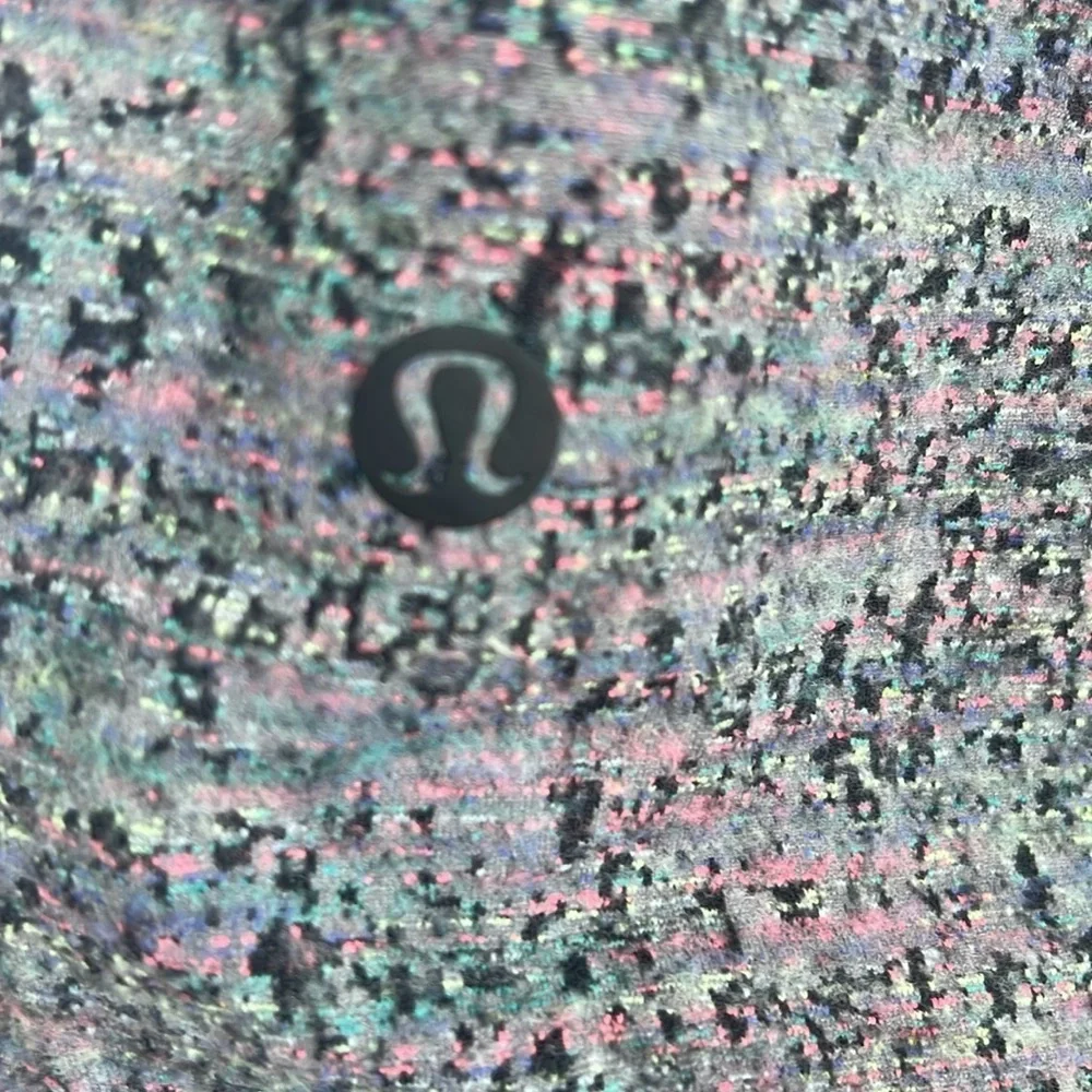 Lululemon Ready to Rulu 7/8 Jogger Neon Tweed Jacquard Battleship Electric EUC